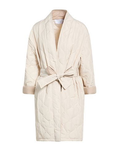 Kaos Woman Overcoat & Trench Coat Cream Size 8 Polyester | YOOX (US)