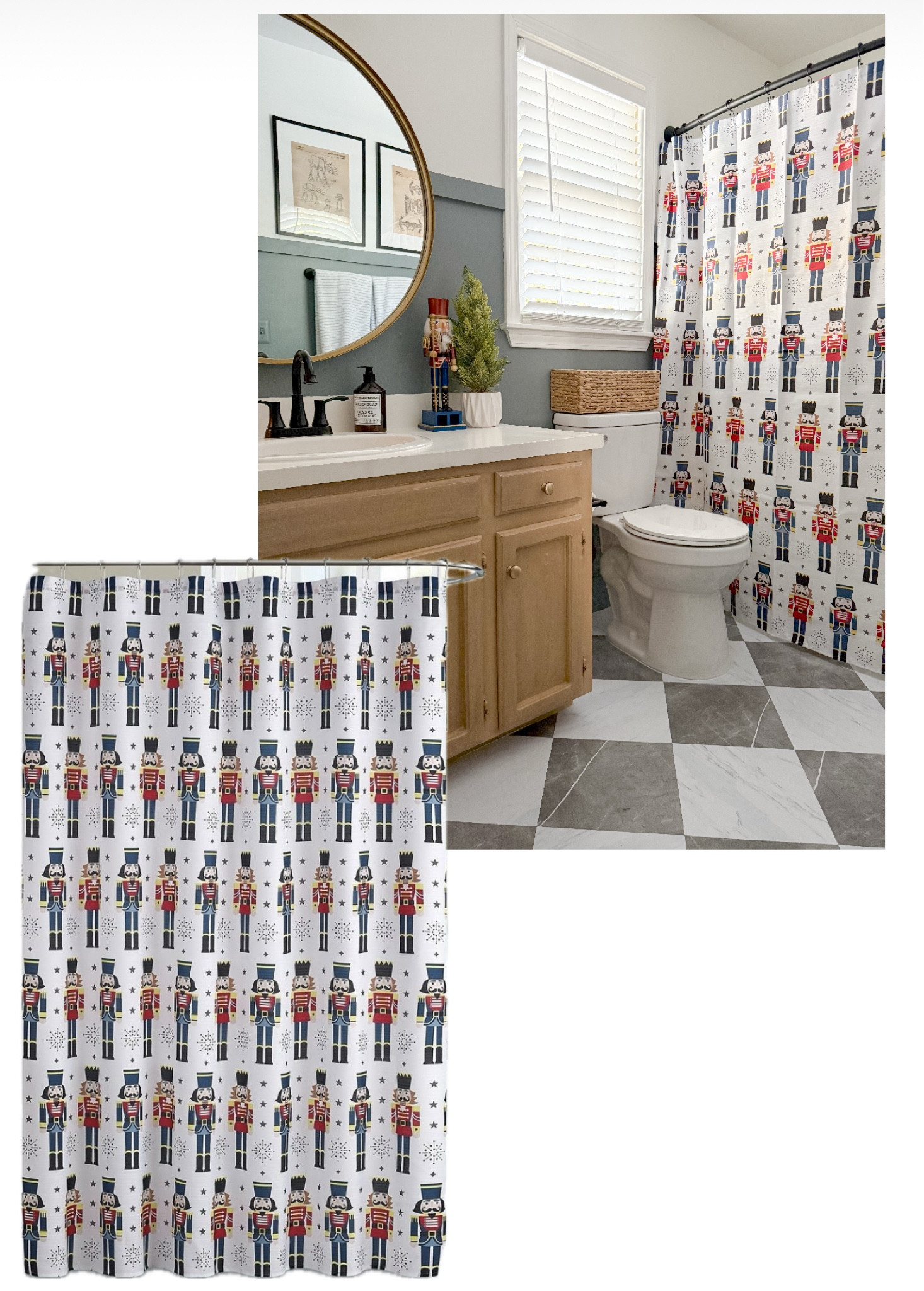 The nutcracker shower curtain is back this year and it’s on sale today-33% off!!!

#LTKKids #LTKHoliday #LTKSeasonal