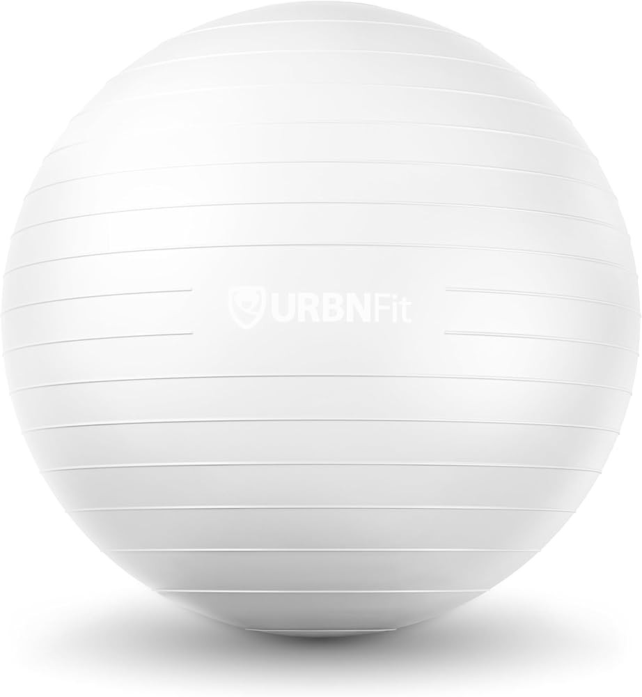 URBNFit Exercise Ball - Yoga Ball in Multiple Sizes for Workout, Pregnancy, Stability - Anti-Burs... | Amazon (US)