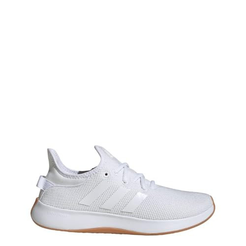 adidas Women's Cloudfoam Pure, White/White/Gum, 7.5 | Amazon (US)