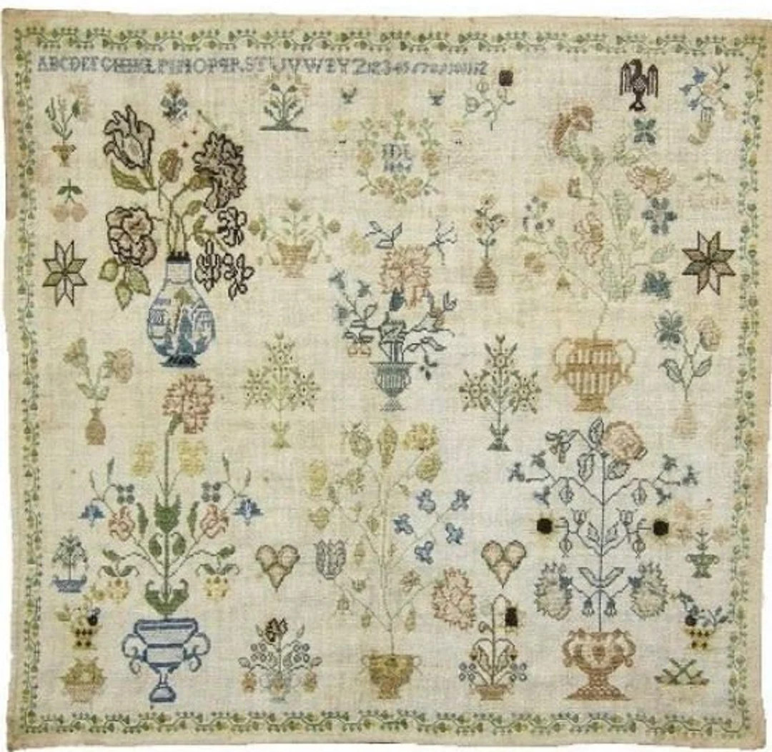 CROSS STITCH PDF Ida Dorothea Lamberts 1806 by GiGi R | Etsy (US)