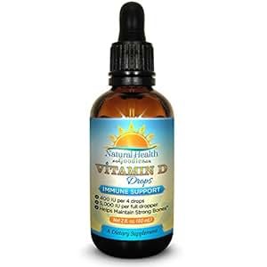 Natural Health Goodies Vitamin D Drops Liquid D3 2oz | Amazon (US)