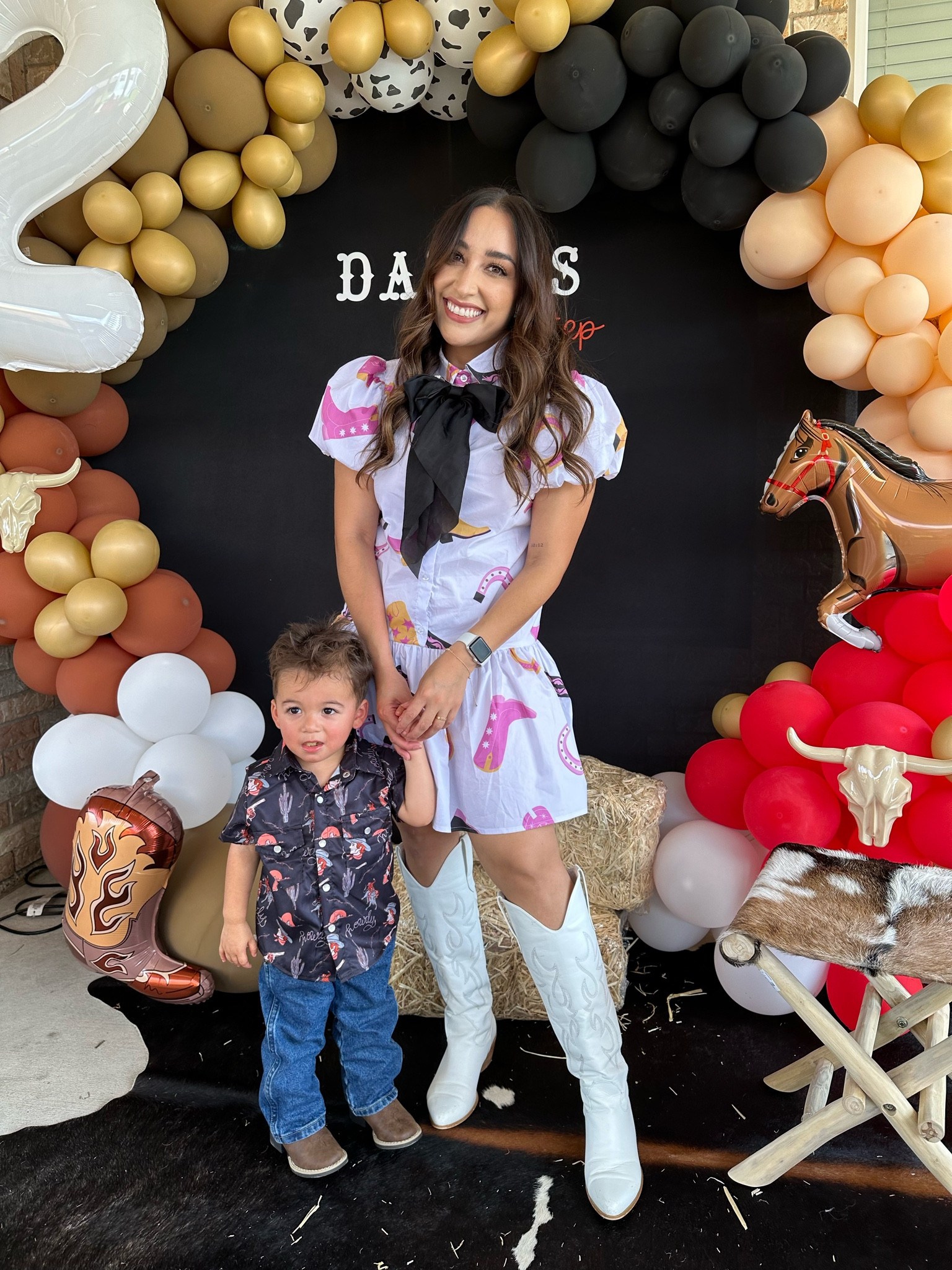 Boots here. True to size! 