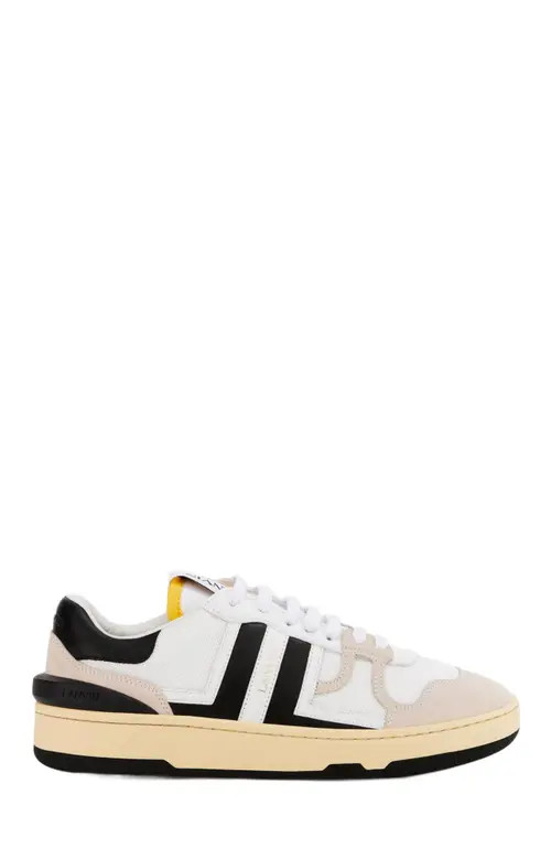 Lanvin CLAY MESH SNEAKERS in White/black at Nordstrom, Size 42 Eu | Nordstrom
