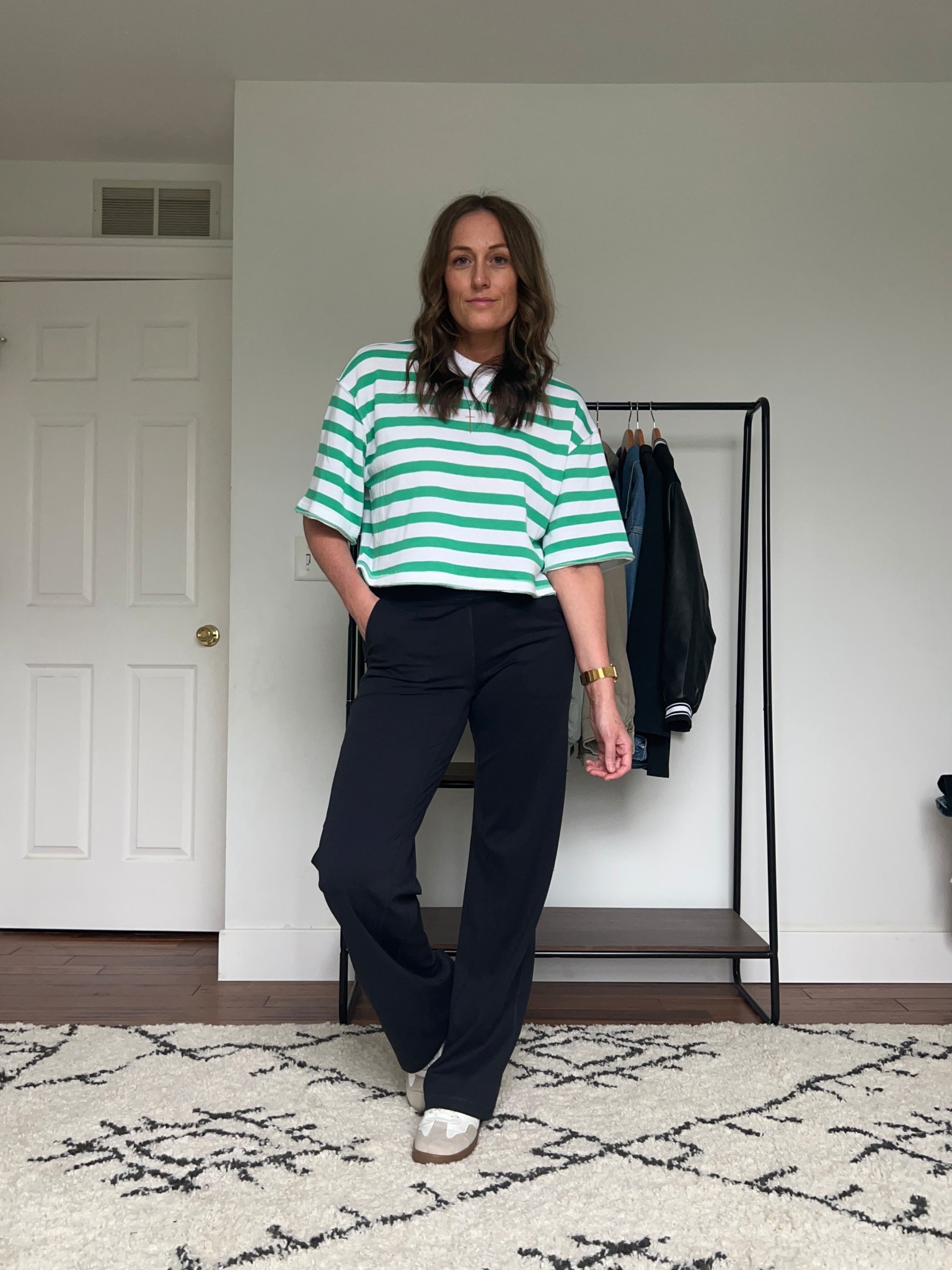 Shirt is a small. Pants are a medium.

Everyday outfits. Easy outfits. Easy outfit ideas. Neutral basics. Spring outfits. Spring outfit idea. Casual outfits. Basic mom outfit. Casual outfit idea. Casual outfit. Everyday outfit. Mom outfit. Street style.

#LTKFindsUnder100 #LTKFindsUnder50 #LTKSeasonal