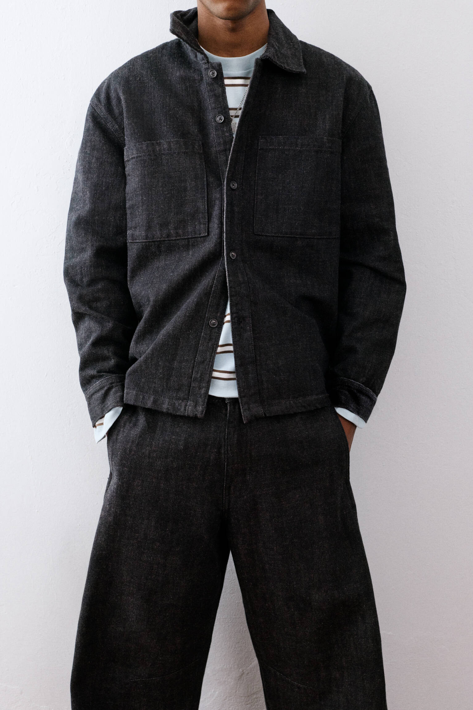 Surchemise en jean poches - pull&bear | PULL and BEAR FR