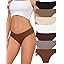 LEVAO Seamless Underwear for Women No Show Ice Silk Bikini Breathable Hipster Wavy Sides Invisibl... | Amazon (US)