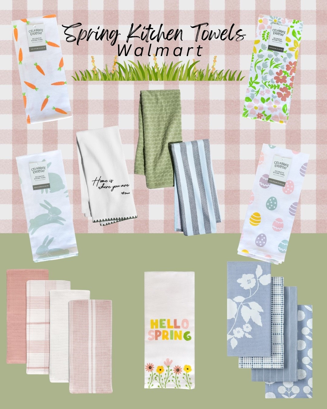 Spring kitchen refresh on a budget 🌷 Walmart has the cutest seasonal kitchen towels right now for only $3–$5. Perfect for adding a little color and fresh spring vibes to your kitchen without spending a ton. Linking my favorites for an easy spring home update!

#WalmartHome #WalmartFinds #WalmartSpring #SpringHomeDecor #KitchenDecor #BudgetHomeDecor #AffordableHome #LTKFinds #WalmartDeals #SpringKitchen #HomeDecorFinds

#LTKHome #LTKSeasonal #LTKHome