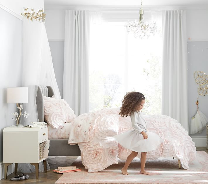 Monique Lhuillier Crystal Butterfly Chandelier | Pottery Barn Kids | Pottery Barn Kids