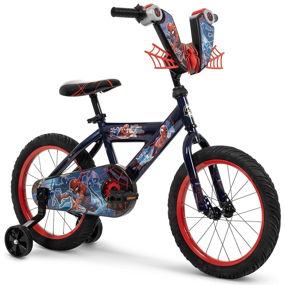 Huffy Disney and Marvel 12/16 Inch Boy's Bike for Kids, Multiple Color Options and Designs Availa... | Amazon (US)