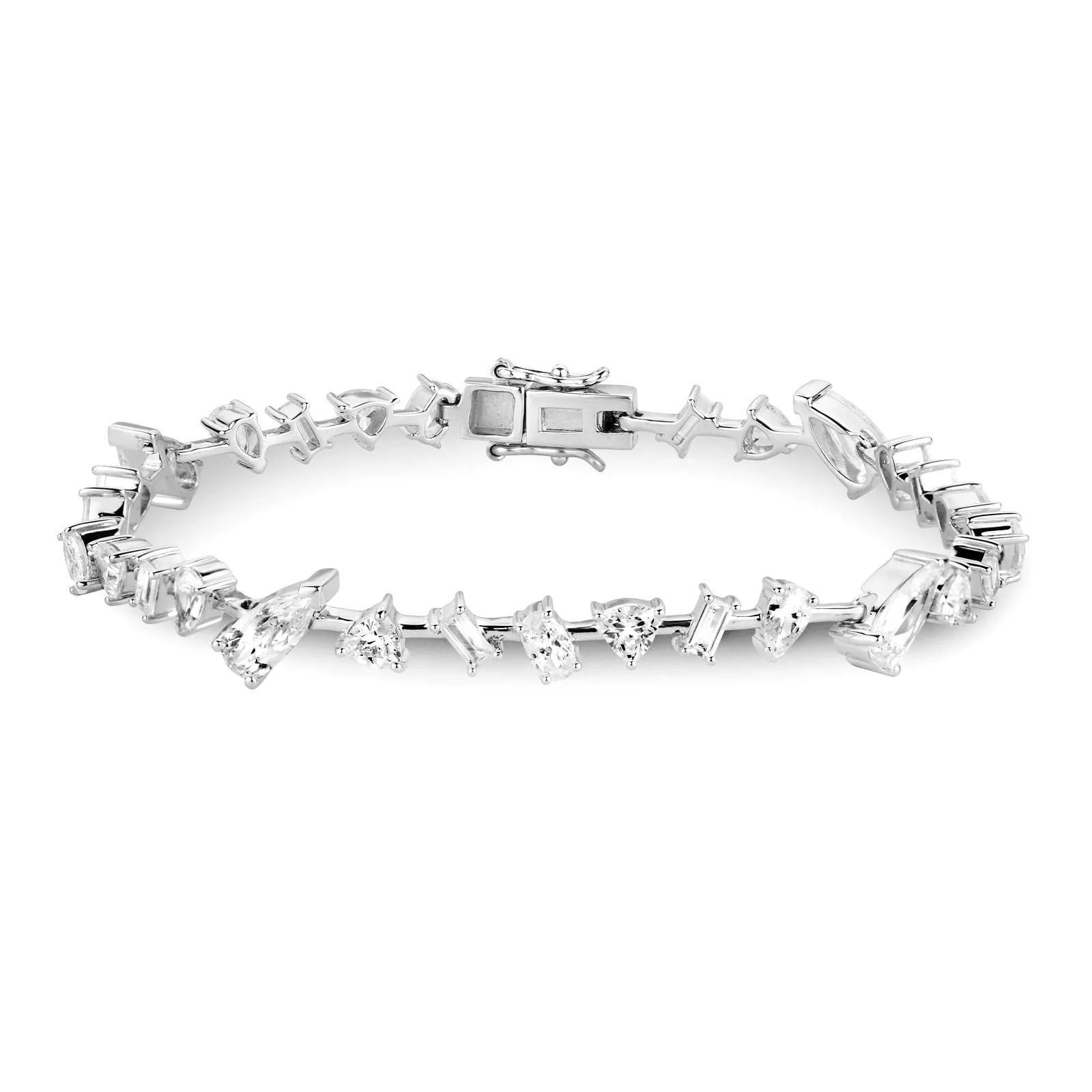 Pulseira Life Aspen em Prata 925 com Pedras Incolores | Vivara (BR)