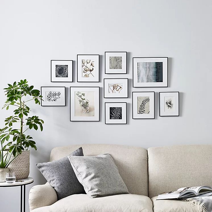 Fine Black Large Picture Gallery Wall | The White Company (UK)