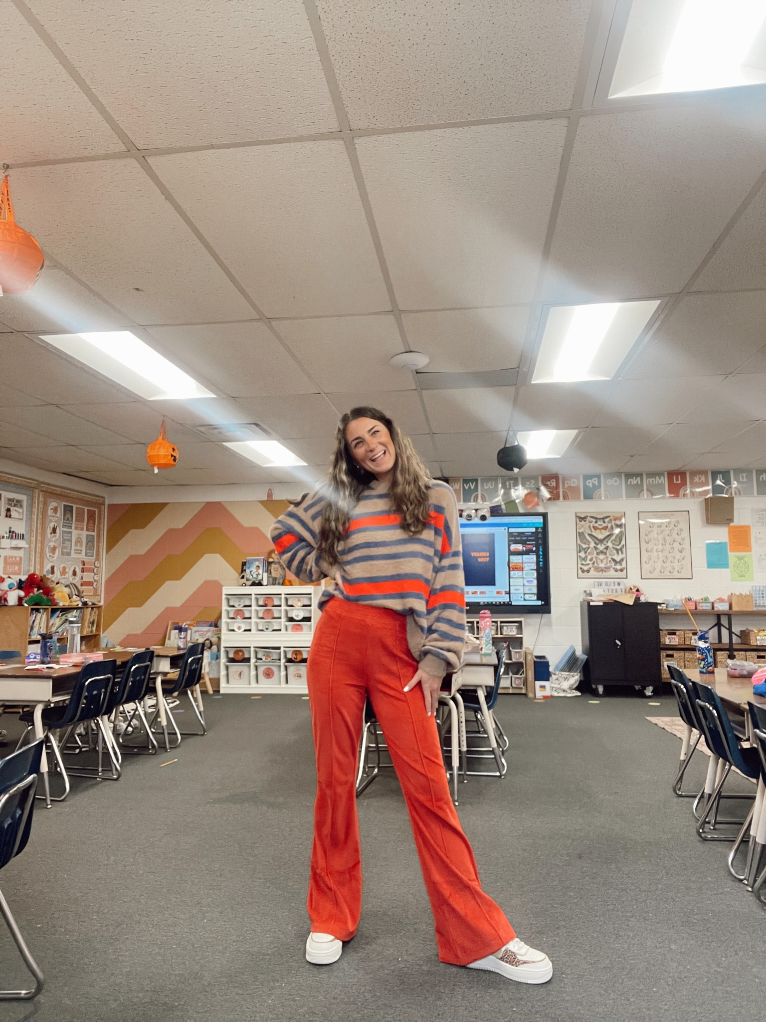 I’m wearing a small in the top and bottom!! The sweater is oversized, and it’s the softest piece of clothing I own!!! 

#LTKsalealert #LTKstyletip #LTKSeasonal