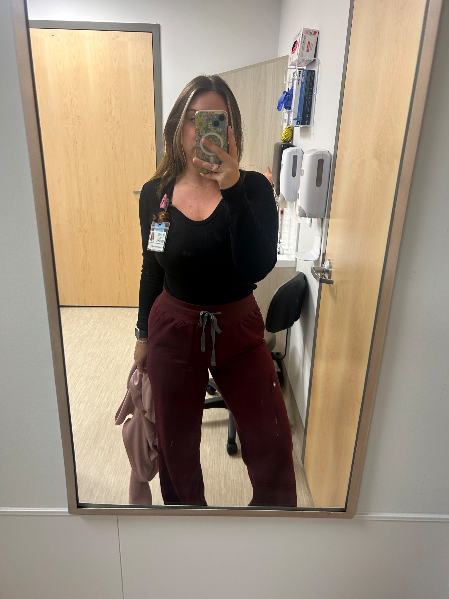 My favorite scrub bottoms, hands-down, these figs wide leg. I love these. I wear them like every single day at work. Literally, my favorite style that figs came out with.
I love to wear them with an under scrub as my top! 

#LTKStyleTip #LTKActive #LTKMidsize