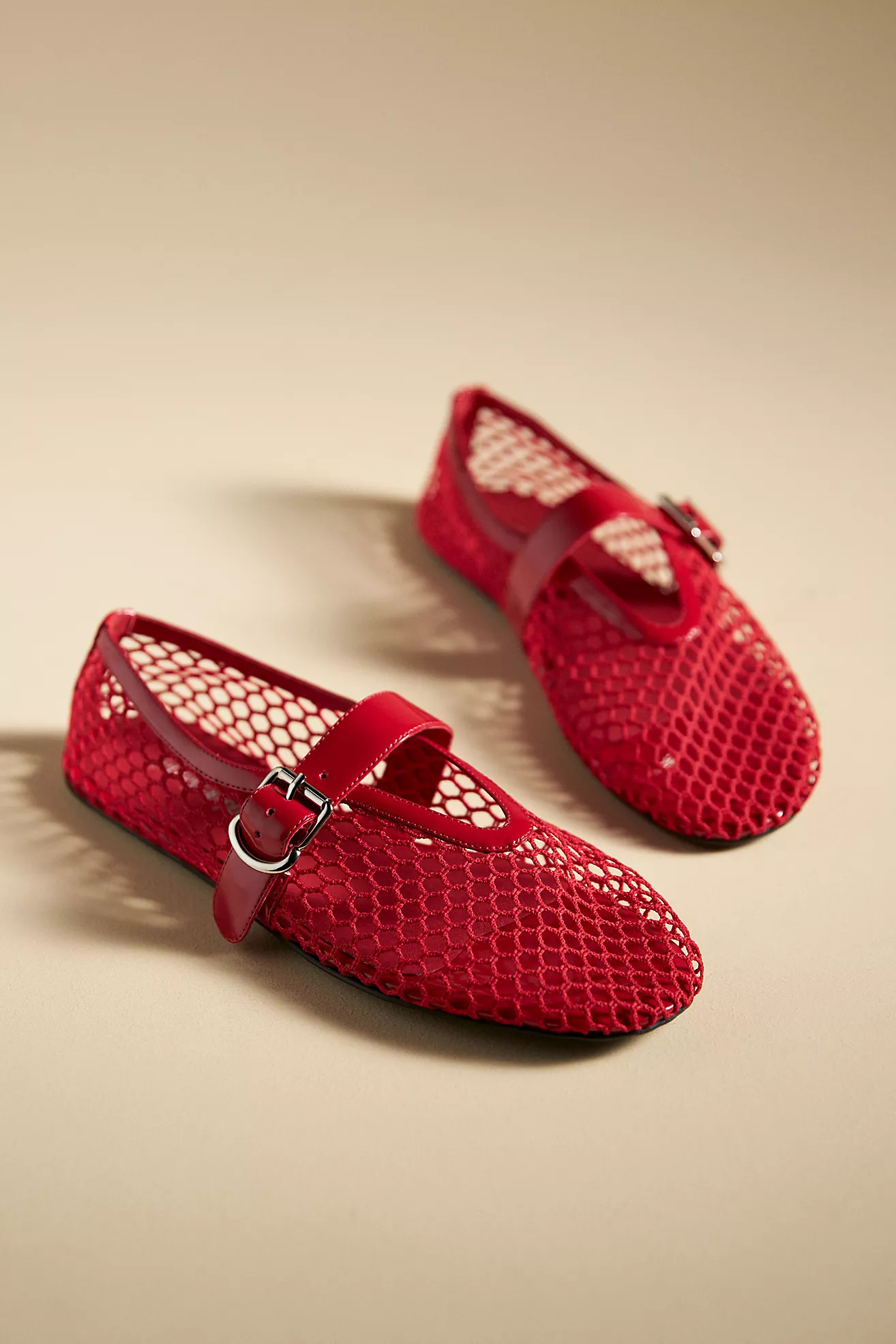 Jeffrey Campbell Netted Flats | Anthropologie (US)