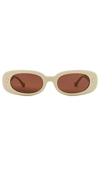 Aliza Sunglasses in Shell | Revolve Clothing (Global)