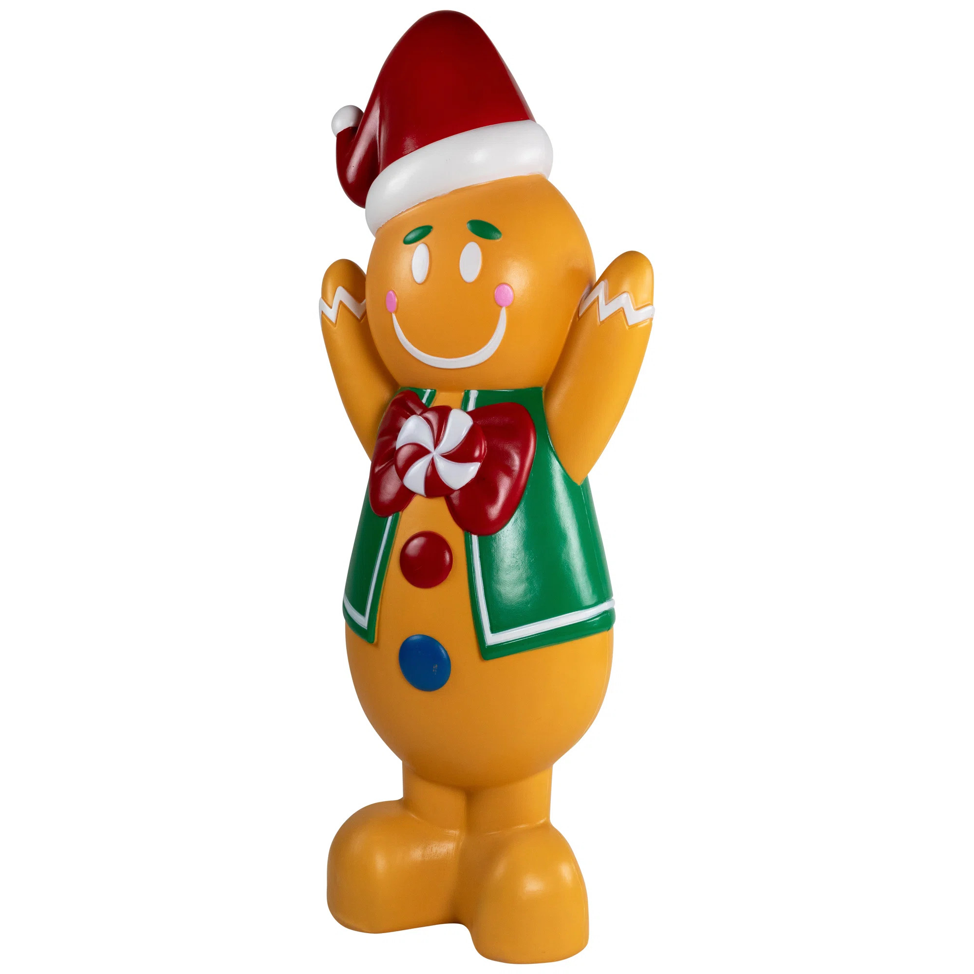 Northlight Seasonal Lighted Gingerbread Man Blow Mold Outdoor Christmas Decoration - 40" | Wayfai... | Wayfair North America
