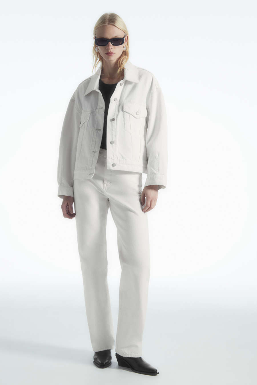 COLUMN JEANS - Chalk - WHITE - Jeans - COS | COS (US)