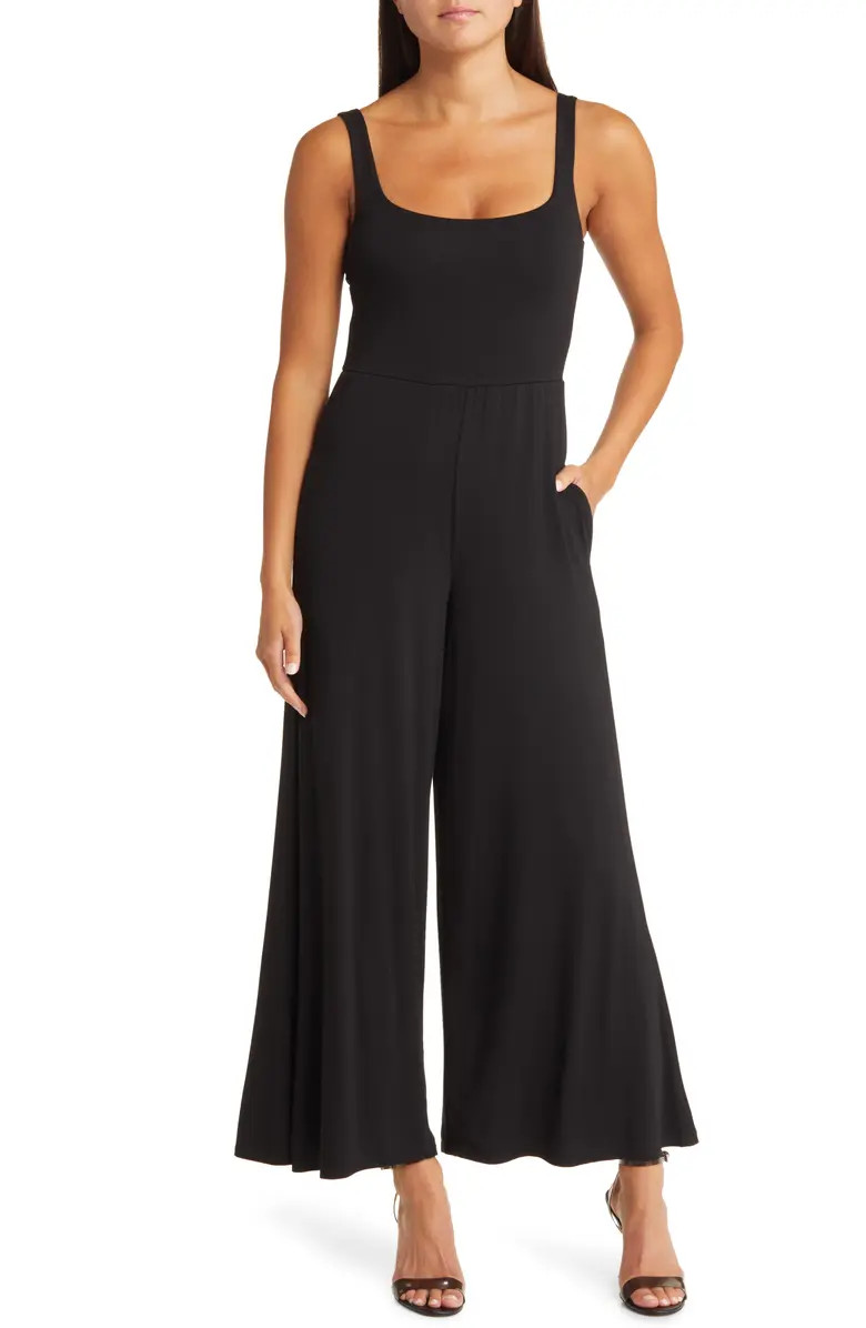 Steve Madden Square Neck Wide Leg Jumpsuit | Nordstrom | Nordstrom