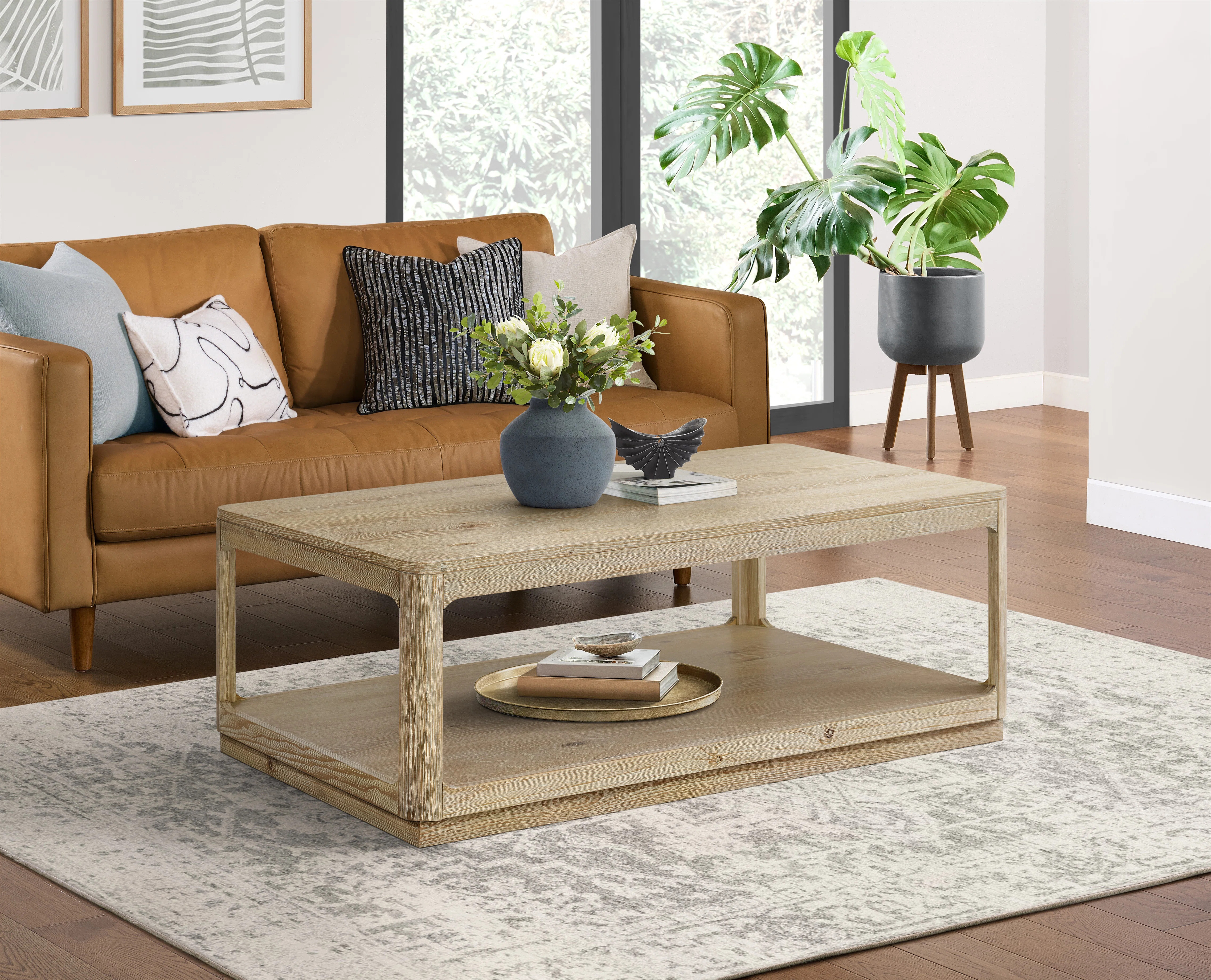 Union Rustic Mariet Wood Coffee Table with Storage & Reviews | Wayfair | Wayfair North America