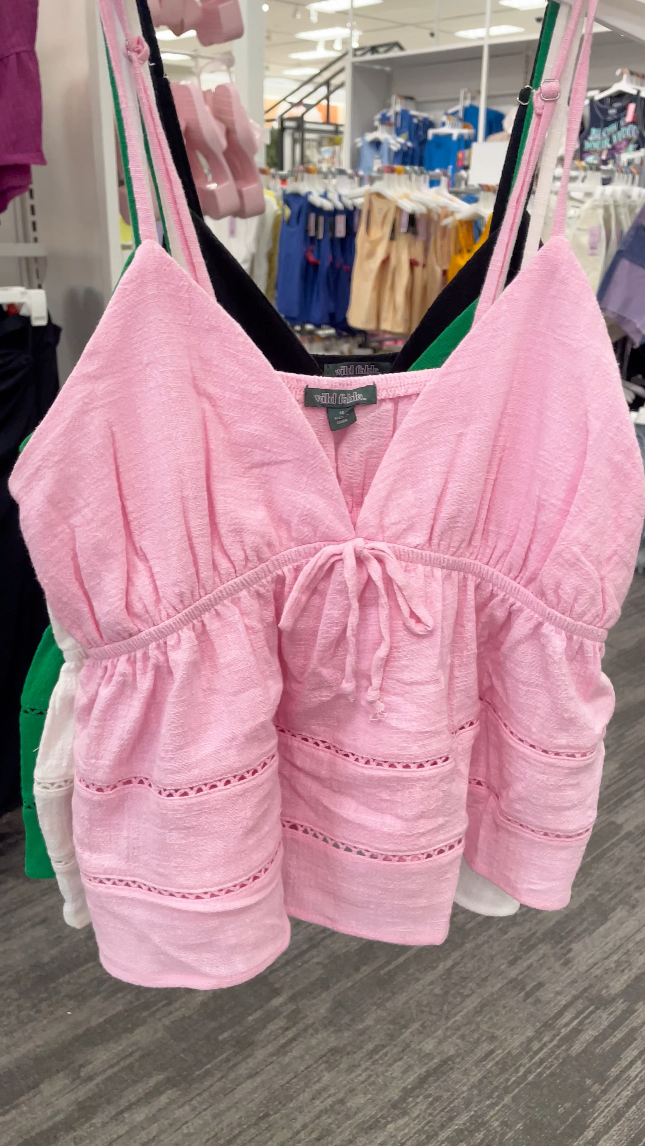 New tie front tank tops from Target! Target style! 

#LTKunder50 #LTKstyletip #LTKFind