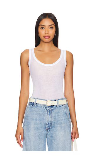 Massachusetts Tank Top in Blanc | Revolve Clothing (Global)