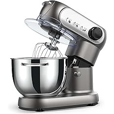Stand Mixer, 6QT Tilt-Head Food Mixer, 600W Kitchen Electric Mixer, 6-Speed Tilt-Head Food Mixer ... | Amazon (US)