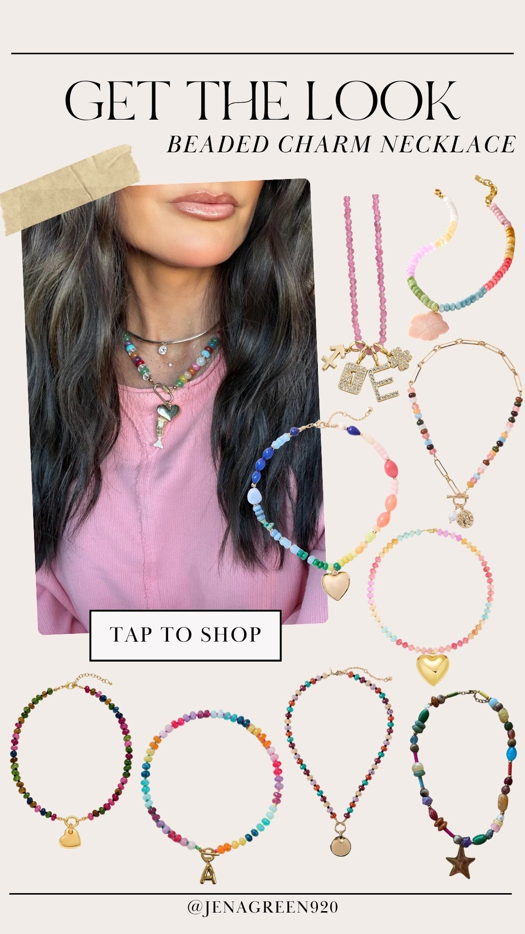 Beaded Charm Necklace | Multicolor Necklace | Summer Necklace

#LTKootd #LTKSeasonal