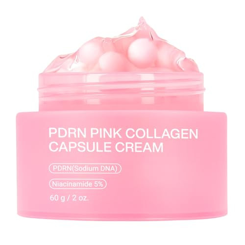 PDRN Pink Collagen Capsule Cream –Salmon PDRN -Dual Texture Barrier Repair Moisturizer | Salmon... | Amazon (US)