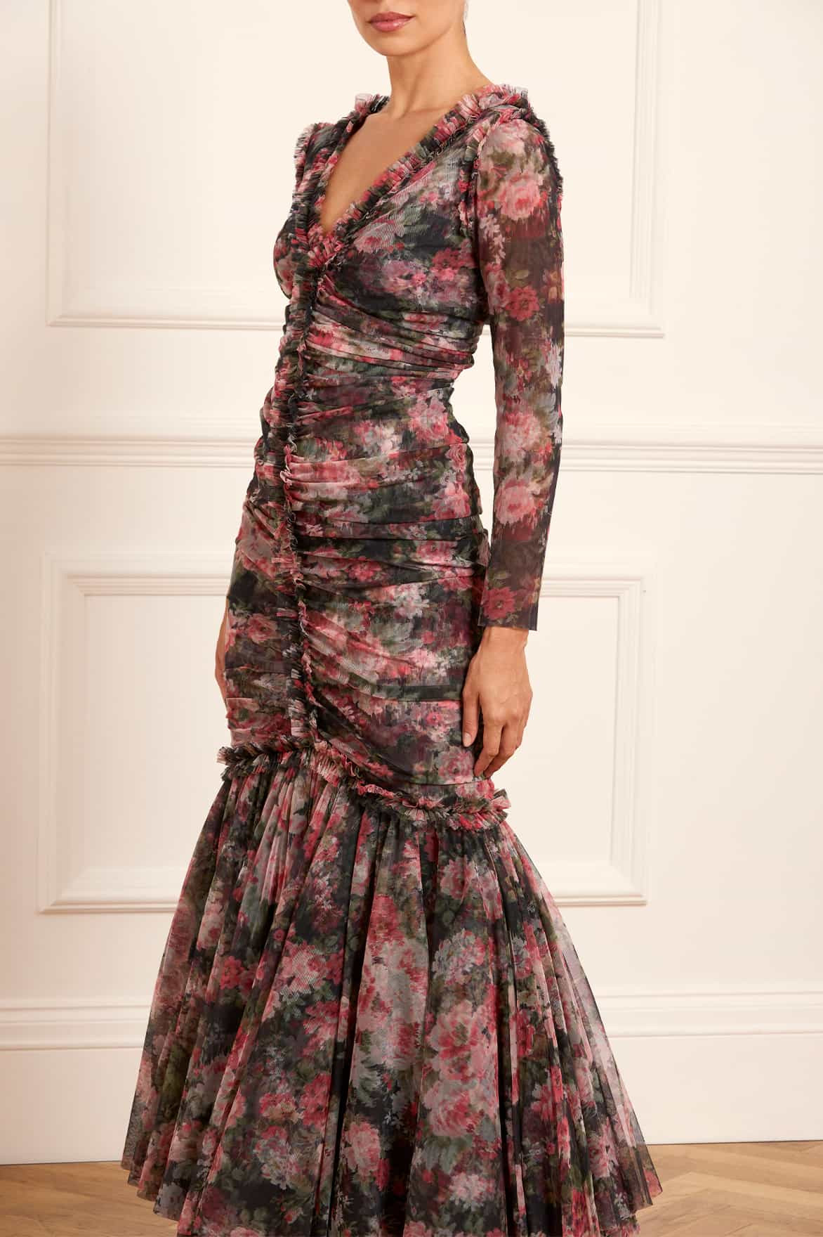 Midnight Dance Long Sleeve Ankle Gown | Needle & Thread US