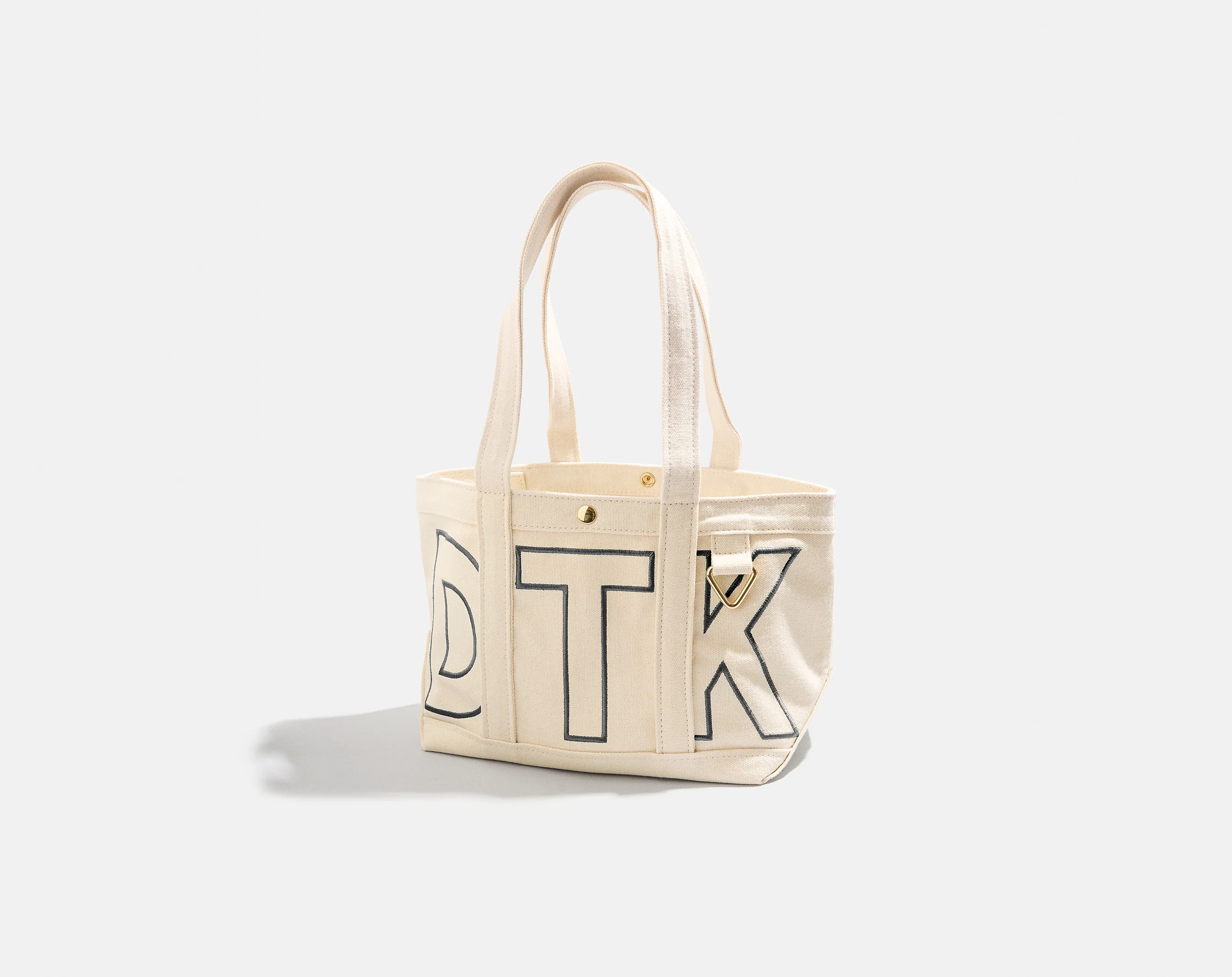 Solid Custom Alpha Tote - Natural Sand | BaubleBar