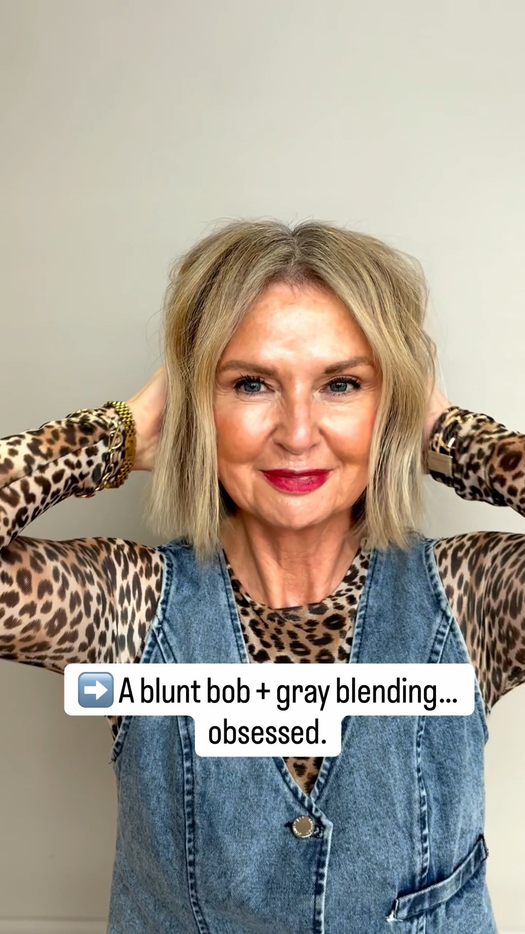 New season, new chapter… and a fresh blunt bob to go with it ✂️✨
I’ve had long hair for most of my life, so this little transformation feels exciting in the very best way.

Linking the hair tools + styling products I use at home, along with the leopard top and denim vest I’m wearing in today’s photos.
Nothing wild—just the pieces and products I truly reach for every day. 🤍

#ltkbeauty #ltkhairstyle #ltkfashion #ltkolderwomen #haircareessentials #midlifemakeover #southernstyle

#LTKdayinmylife 

#LTKOver40 #LTKBeauty