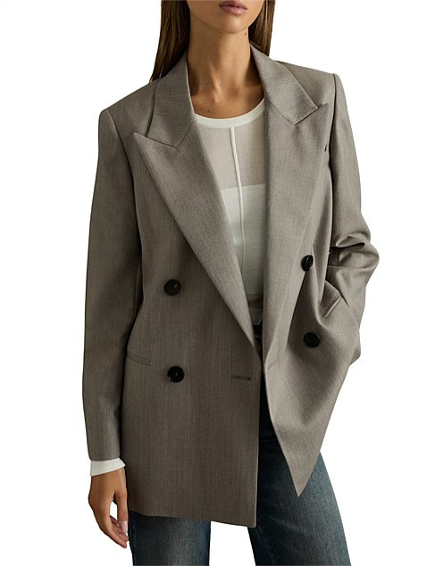Reiss Darla Oversized Blazer | David Jones | David Jones (Australia & New Zealand)
