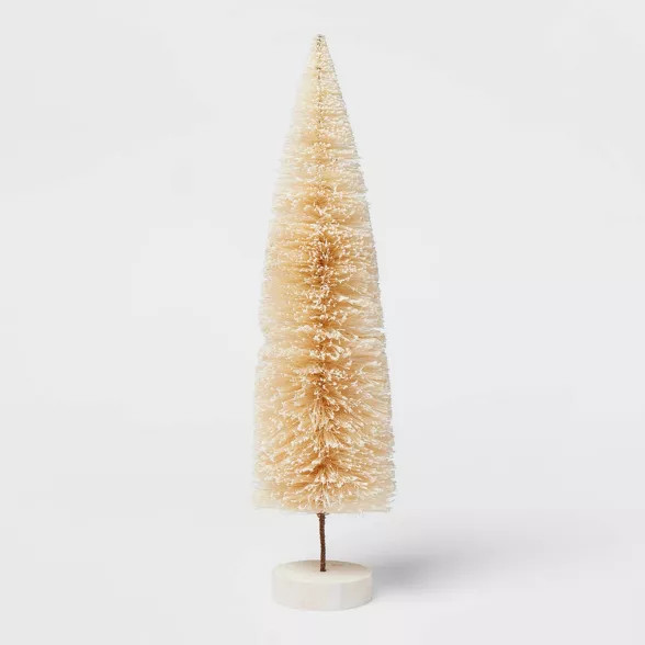 Bottle Brush Tree Figurine - Threshold™ | Target
