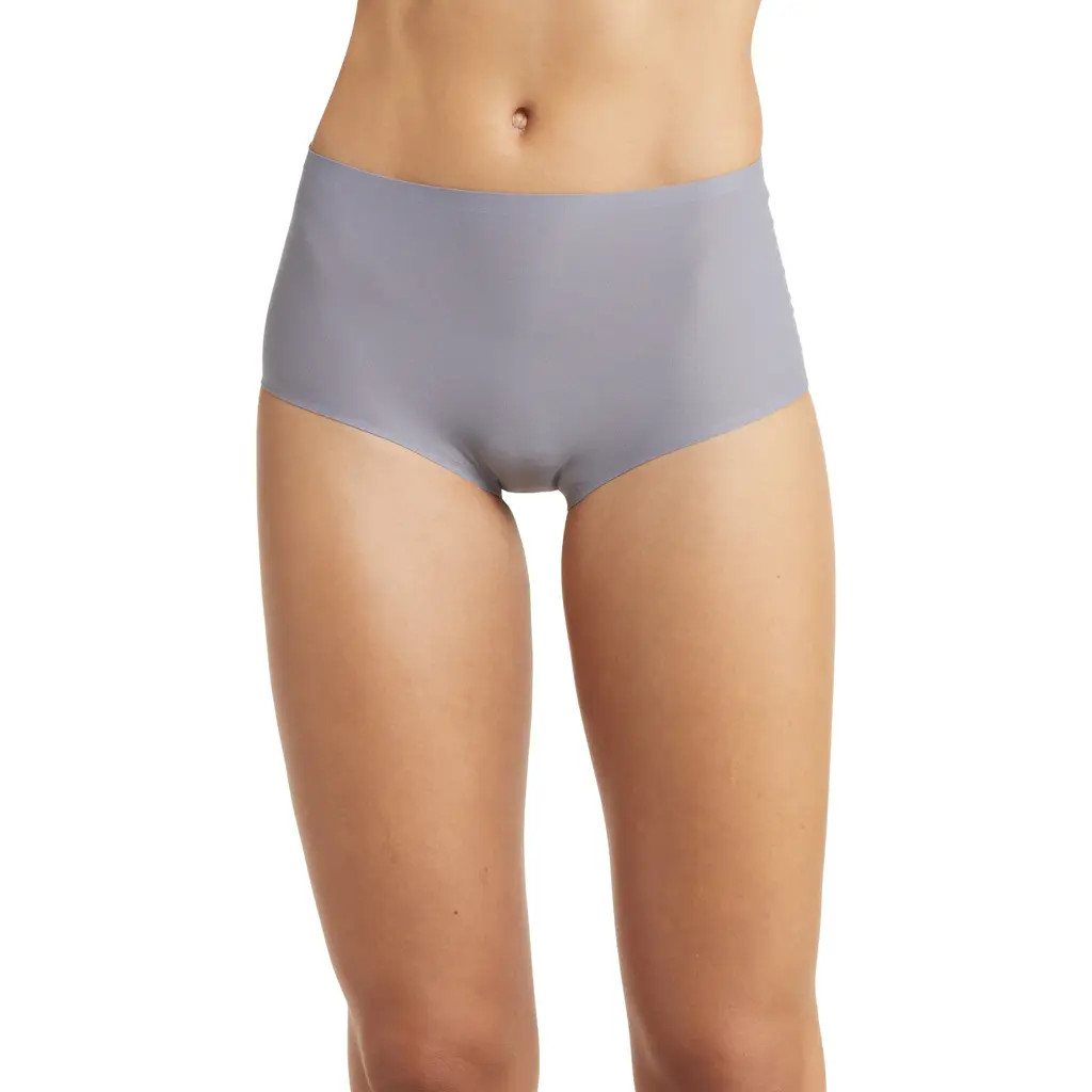 Chantelle Lingerie Soft Stretch High Waist Briefs in Smoke Grey at Nordstrom | Nordstrom