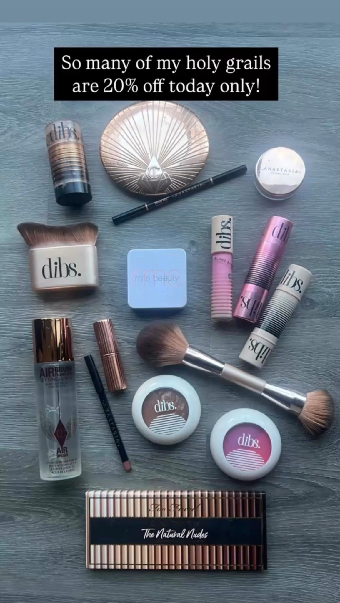 Revolve sale 20% off today only! So many of my holy grails are 20% off! Use code HAPPY20 at checkout. @revolve #LaidbackLuxeLife

Shades: 

✨Dibs status stick ‘Unbothered Bronze’
✨CT bronzer ‘Tan’
✨ABH brow wiz ‘Soft Brown’
✨RMS blush ‘French Rose’
✨Dibs glossy balm ‘Italian Soda’
✨Dibs GlowTour stick ‘Pink Cosmos’
✨Dibs duo stick ‘2’
✨CT lipstick ‘KIM KW’
✨ABH lip liner ‘Deep Taupe’
✨Dibs baked bronzer ‘Spiced Chai'
✨Dibs baked blush ‘VIP Pink'
✨Too Faced Natural Nudes eyeshadow palette 

Hey Beautiful! Feel free to comment on this post if you have any questions! 🫶🏽

Follow me for more fashion finds, beauty faves, lifestyle, home decor, sales and more! So glad you’re here!! XO, Karma

#LTKgrwm #LTKSaleAlert #LTKBeauty