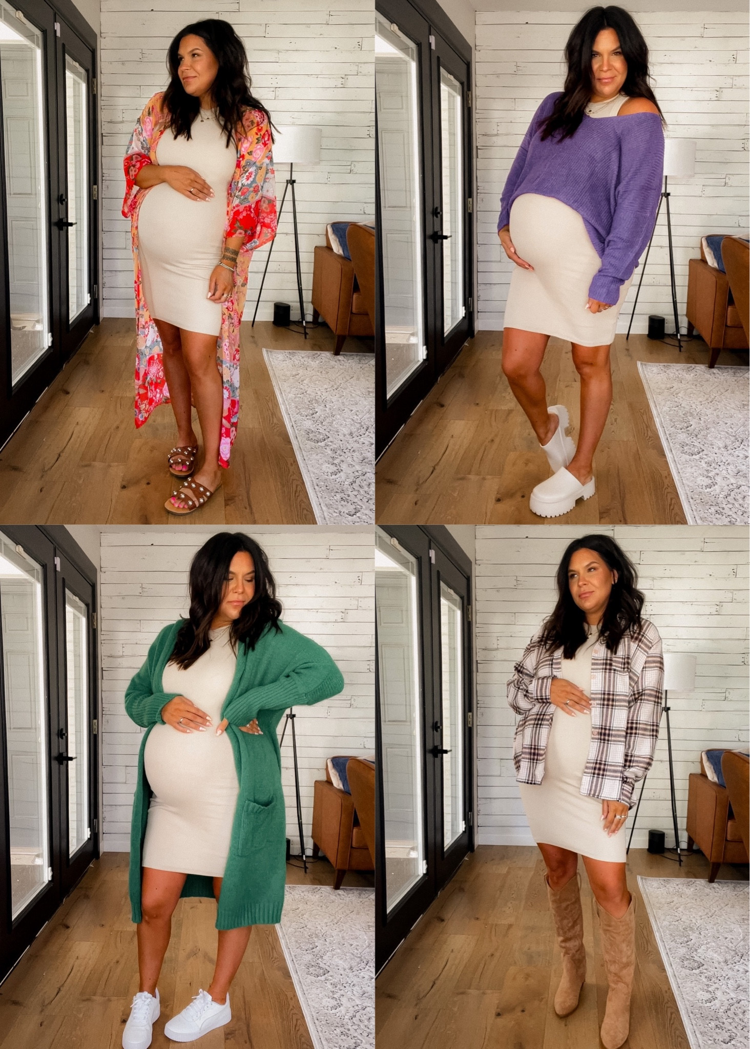 Amazon teacher maternity style. 
Back to school teacher outfits. 
One dress multiple ways. 


#LTKBacktoSchool #LTKstyletip #LTKunder50