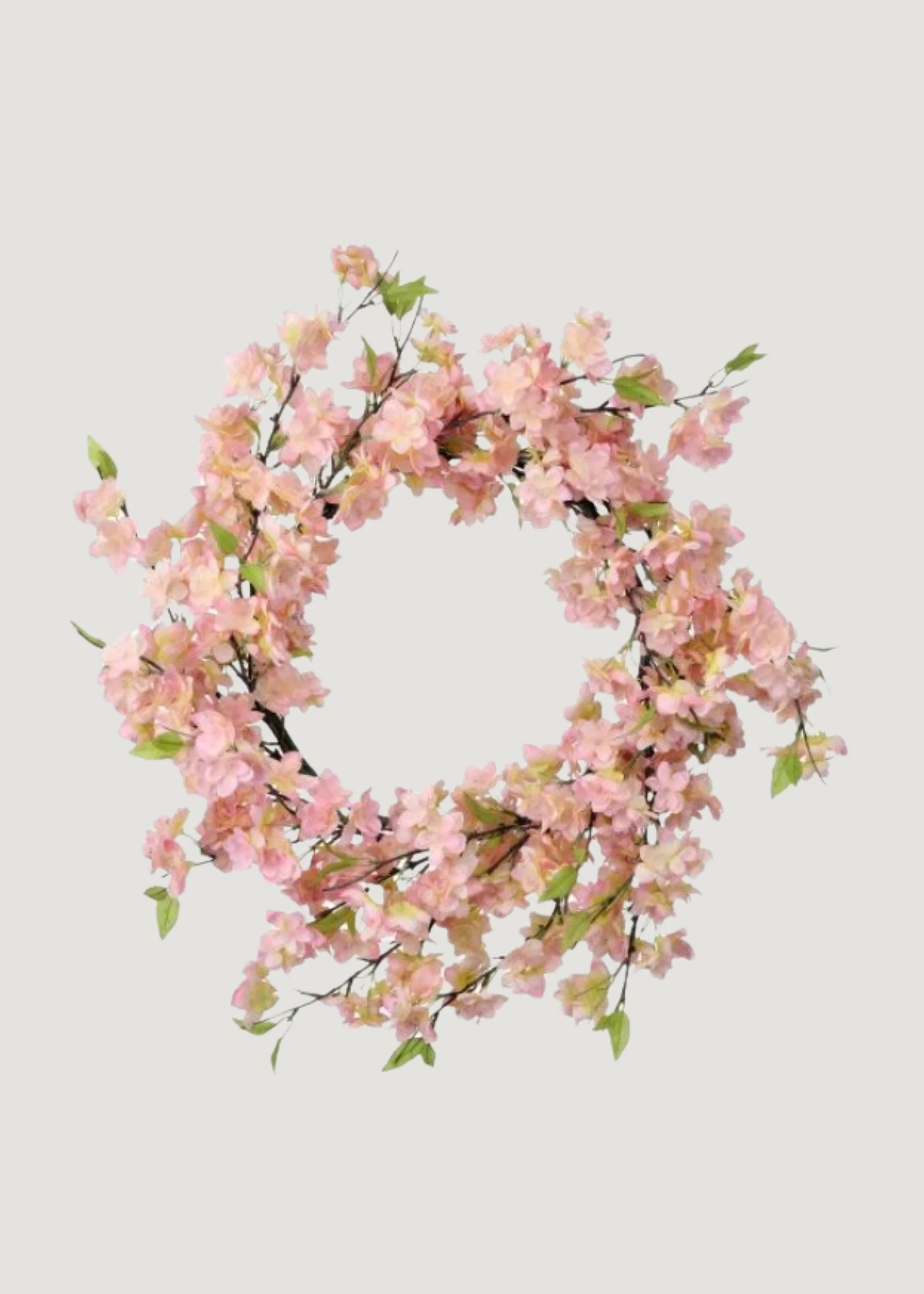 Pink Cherry Blossom Wreath | Artificial Spring Flowers | Afloral | Afloral