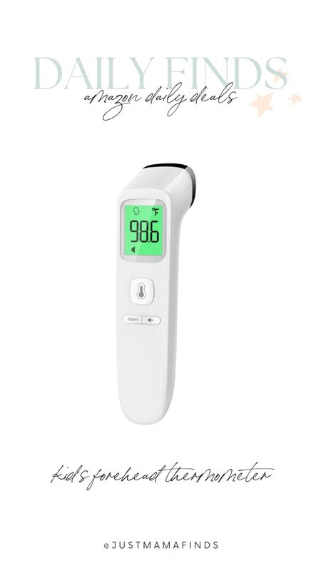 Forehead thermometer on Amazon deal! 

Daily Amazon deals, Amazon finds, kids finds, daily deals, baby finds, mama finds 

#LTKFamily #LTKFindsUnder50 #LTKSaleAlert