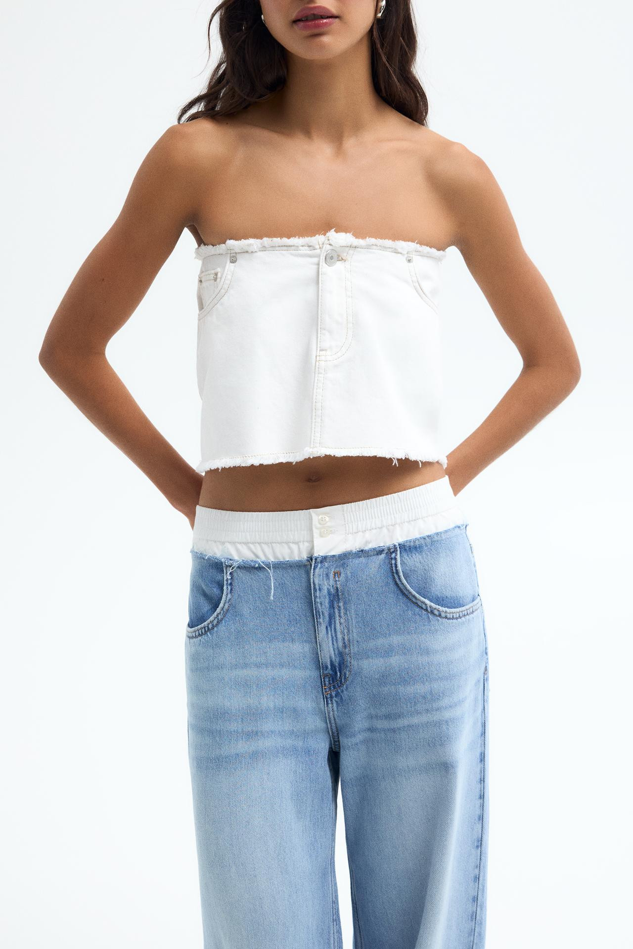 Double waist baggy jeans | PULL and BEAR UK