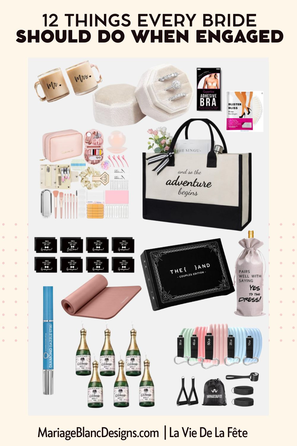 💍 Just Got Engaged? Start Here!
Here are 12 fun, practical, and meaningful things every bride-to-be should immediately do after saying “YES!”—and I’ve linked must-have products to help you do it all with style and ease.

✨ Tap to shop the exact items featured!

🔗 Full breakdown + printable checklist →
https://www.mariageblancdesigns.com/post/12-things-a-bride-to-be-should-immediately-do-once-she-becomes-engaged

#EngagedAF #BrideToBeChecklist #WeddingPlanningStartsNow #EngagementEssentials #LTKbride #MariageBlancDesigns #LaVieDeLaFête #WeddingMustHaves #BridalPlanning #EngagementTips  

 #LTKStyleTip #LTKBeauty #LTKWedding