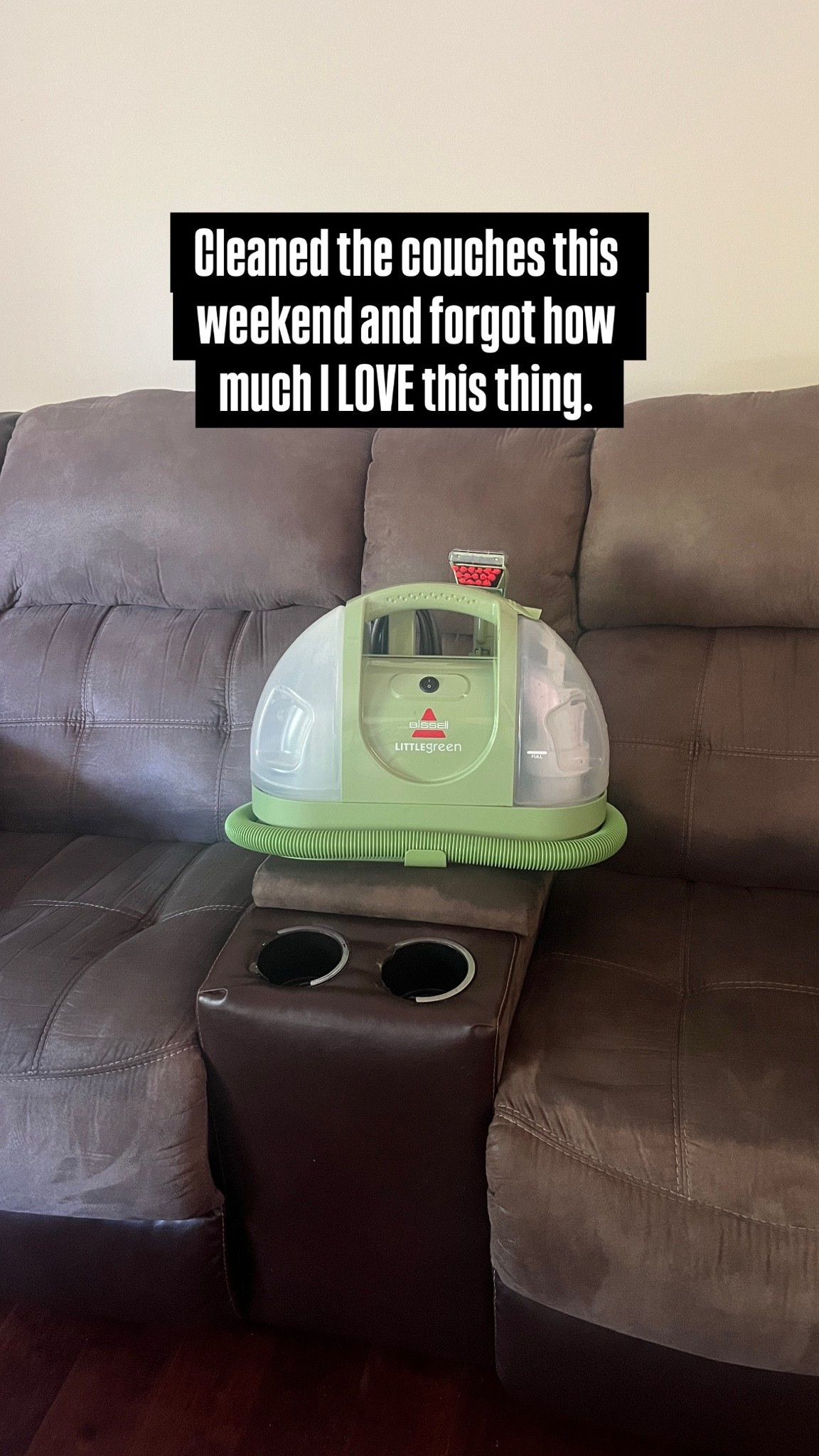 Forgot how much I LOVE this carpet cleaning machine to clean the couches. 

So easy to use and clean. Lightweight and there is nothing more satisfying then seeing how much grossness it gets up!

Grab it here ⬇️

#LTKmomlife #LTKstorytime #LTKHome