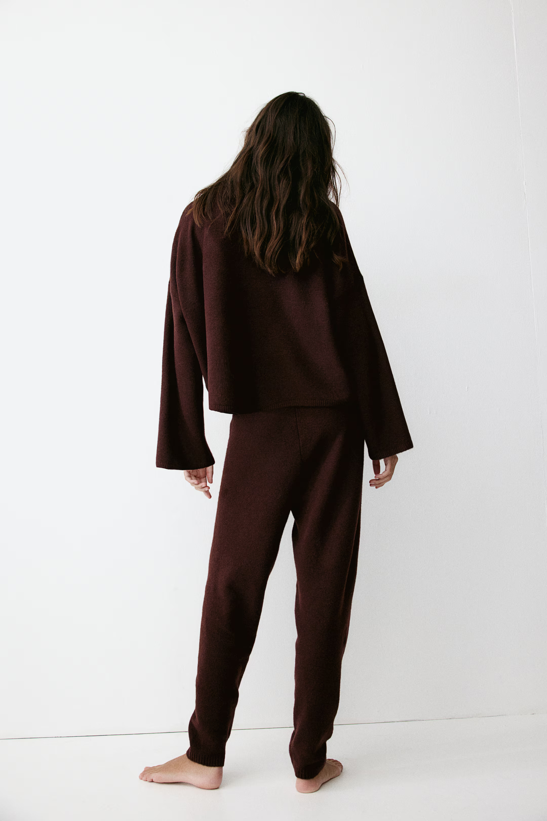 Jumper - Burgundy - Ladies | H&M GB | H&M (UK, MY, IN, SG, PH, TW, HK)