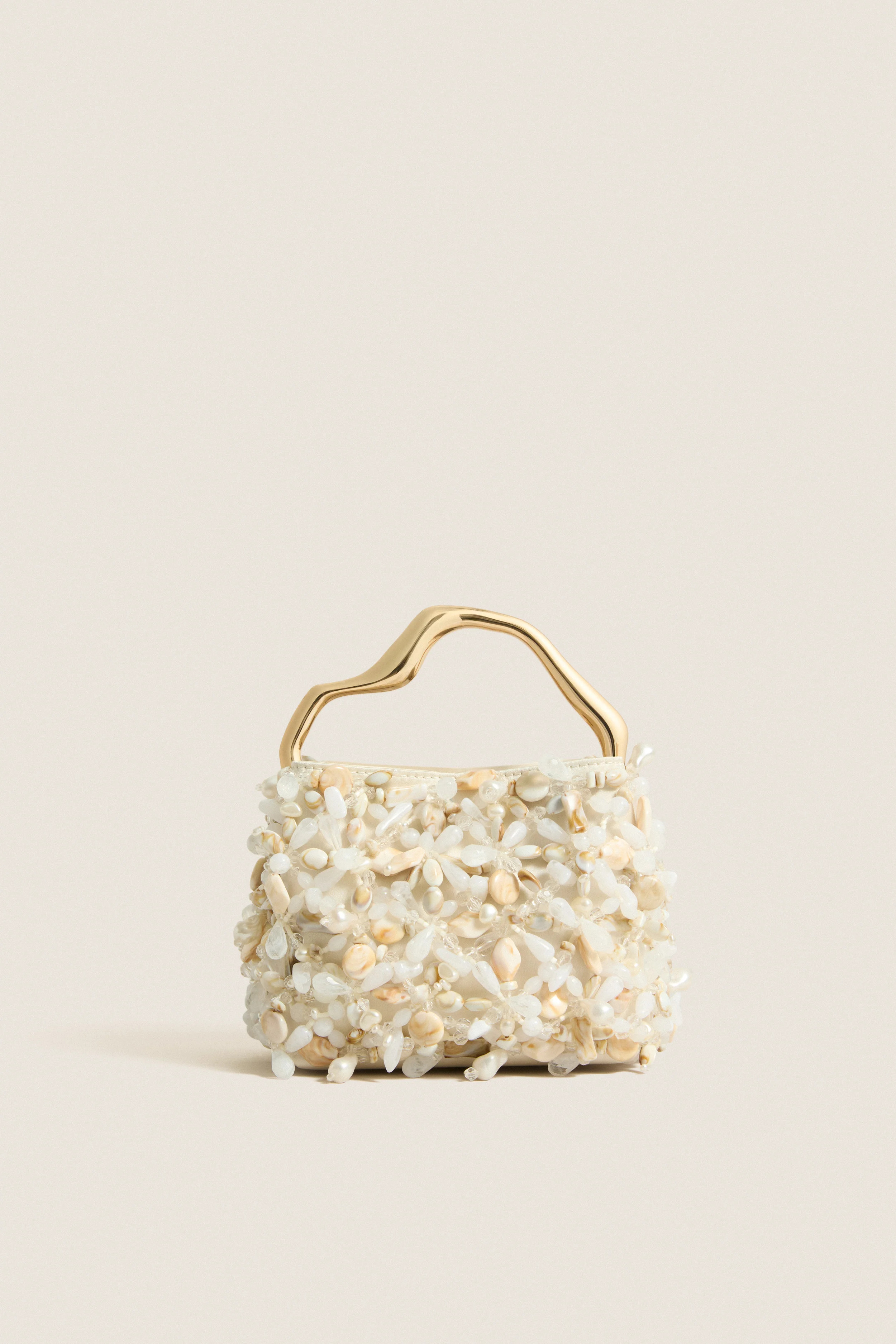 Off White Multi Solene Mini Top Handle | Tuckernuck (US)