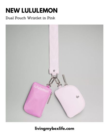 New lululemon Dual Pouch Wristlet in pink 🌸💕 holiday gift, gift guide, stocking stuffer, lululemon bag, lululemon belt bag #ltkitbag

#LTKHoliday #LTKfindsunder50 #LTKGiftGuide