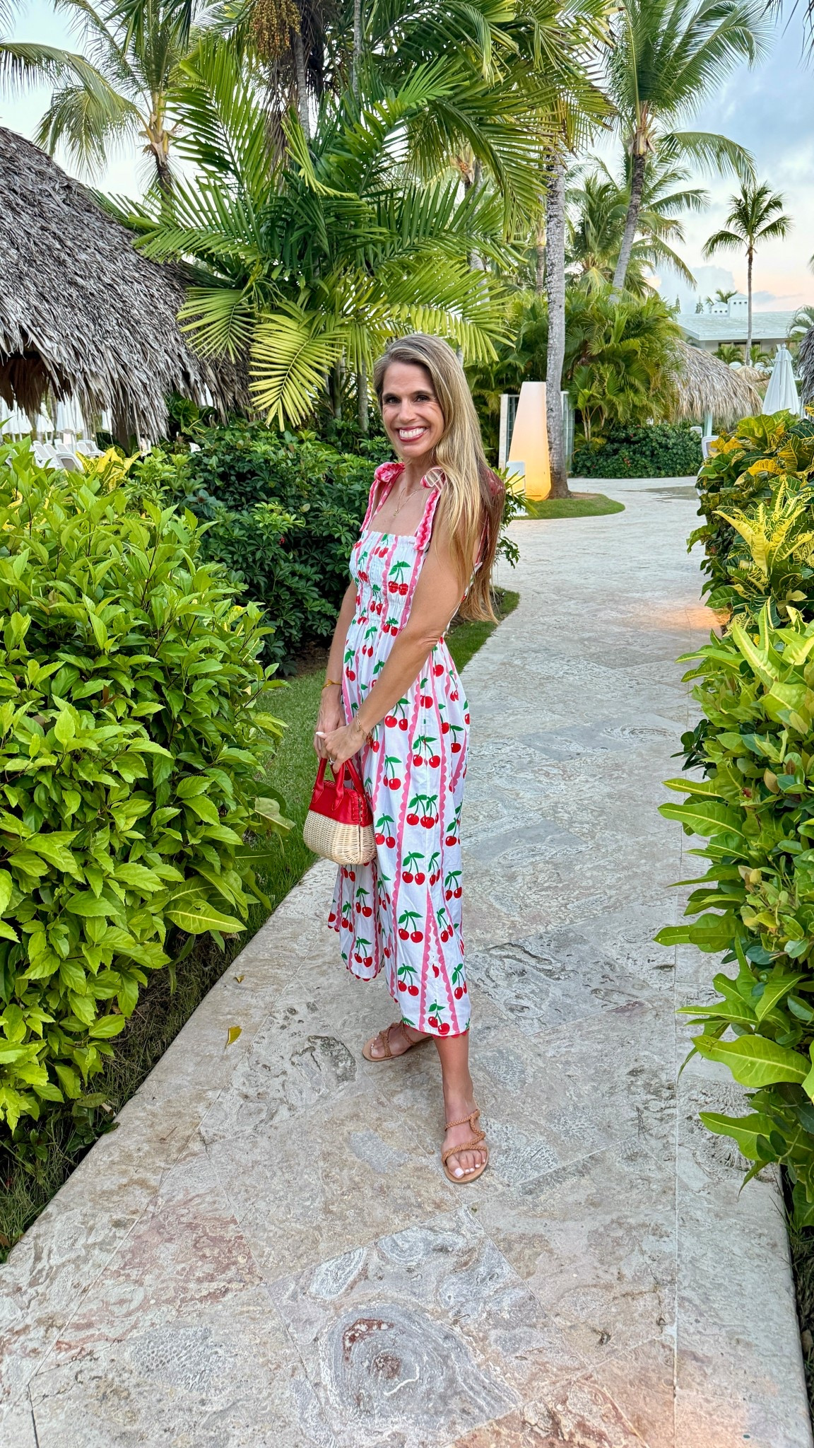 Pink city prints dress, Moda Luxe purse 

#LTKootd #LTKSeasonal #LTKOver40