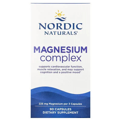 Nordic Naturals, Magnesium Complex, 90 Capsules | iHerb