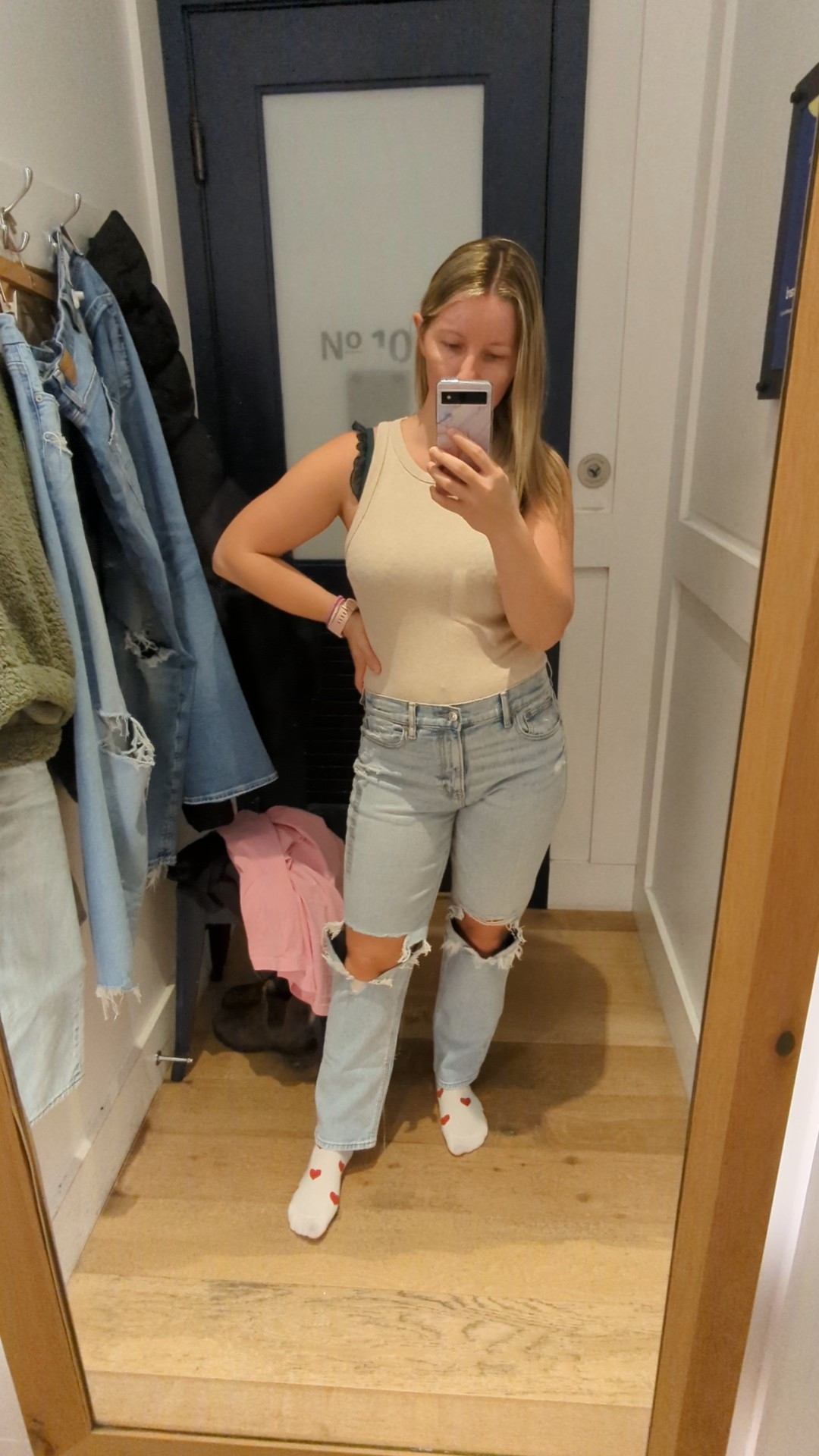 Managed to snatch myself these two and today they're on sale. American Eagle has their Holiday Sale now on and things are more than half price 🥰I am a huge lover of their jeans. 

#LTKsale #LTKcanada #LTKcurves