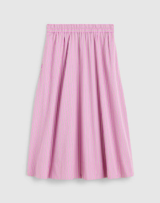 Midi Circle Skirt in Poplin | Madewell