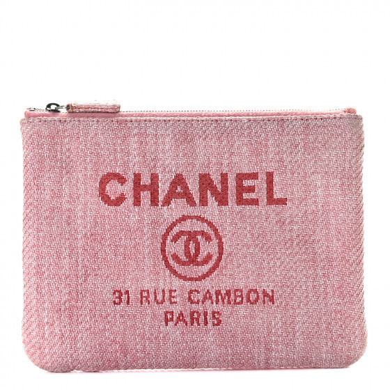 CHANEL

Canvas Small Deauville Pouch Pink | Fashionphile